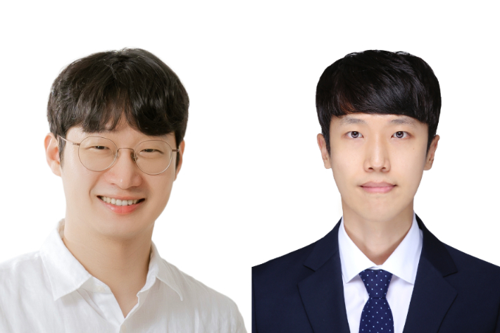 전기공학과 이기영 교수와 소프트웨어공학과 정필수 교수. 경상국립대학교 제공