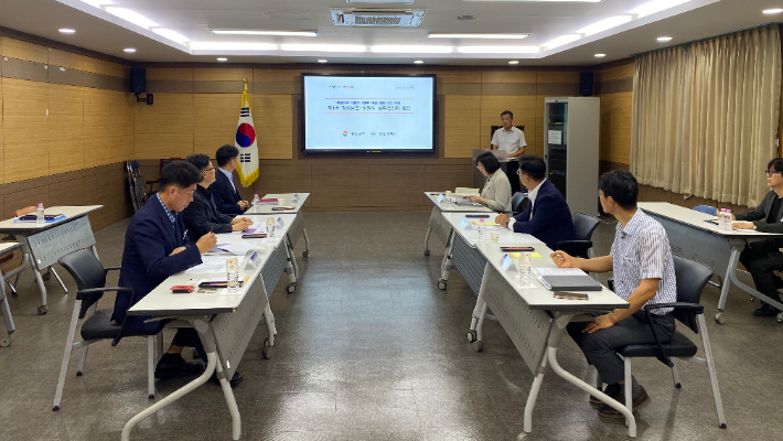 제1차 마창대교 실무협의체 회의. 창원시 제공 