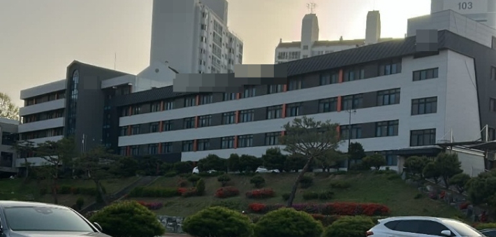 불법찬조금 문제가 불거진 대전 모 예체능고등학교. 독자 제공