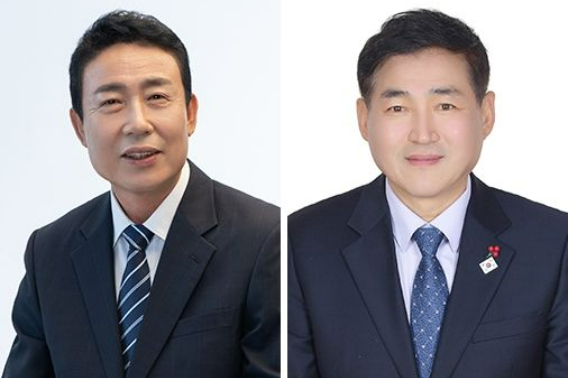 남일현·김진석 의원. 청주시의회 제공