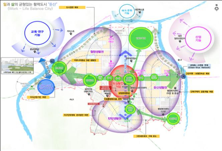 대전시, 둔산·송촌 노후계획도시정비 기본계획 고시