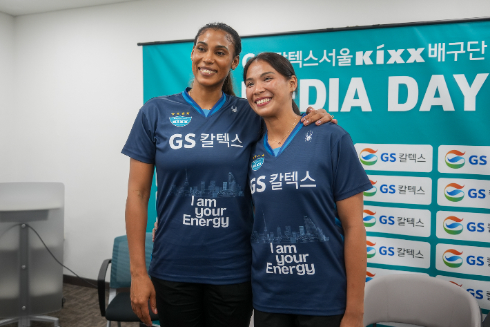 지젤 실바와 타나차 쑥솟. GS칼텍스