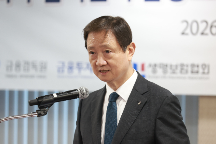 발언하는 이찬진 금융감독원장. 연합뉴스