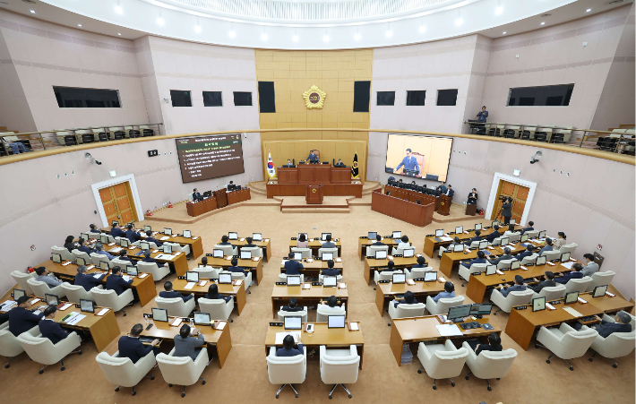 제299회 제1차 정례회 제1차 본회의. 대전시의회 제공