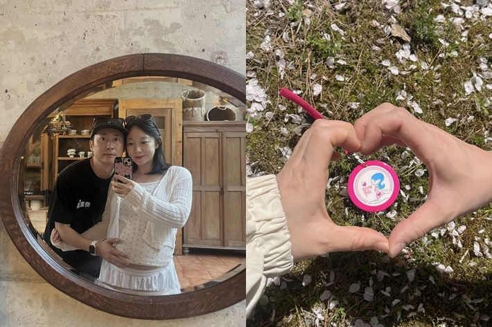 배우 설유진이 지난달 31일 임신 소식을 밝혔다. 설유진 인스타그램