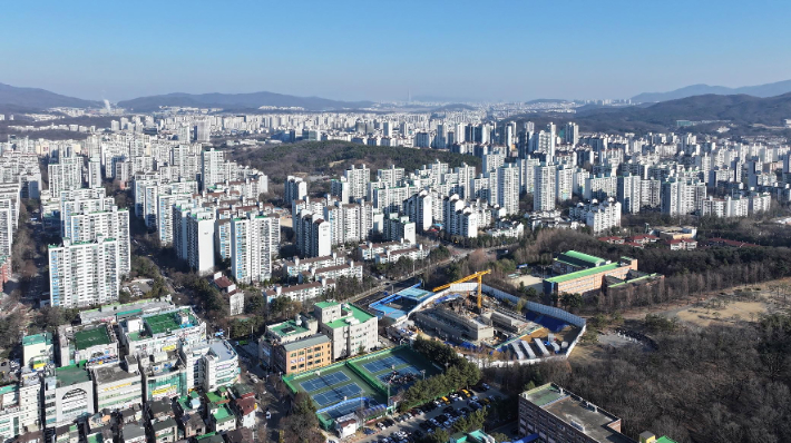분당신도시 전경. 성남시 제공