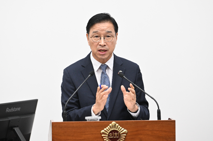 위성곤 제주지사. 도의회 제공