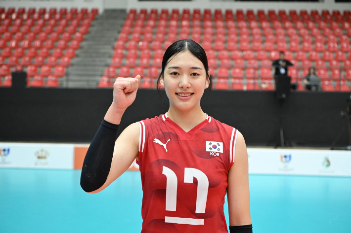 손서연. 아시아배구연맹 페이스북 캡처