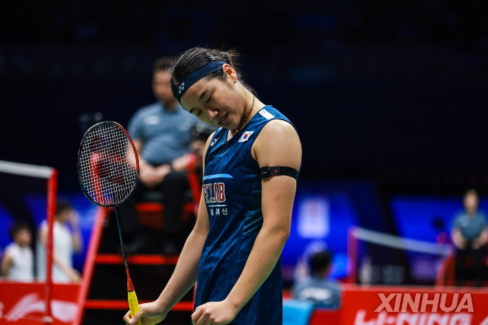 '2026 세계배드민턴연맹(BWF) 월드 투어 중국 마스터스(슈퍼 750)' 여자 단식 3연패를 달성한 안세영. 연합뉴스 