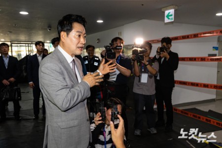 장동혁 국민의힘 대표 핸드볼 경기장 방문