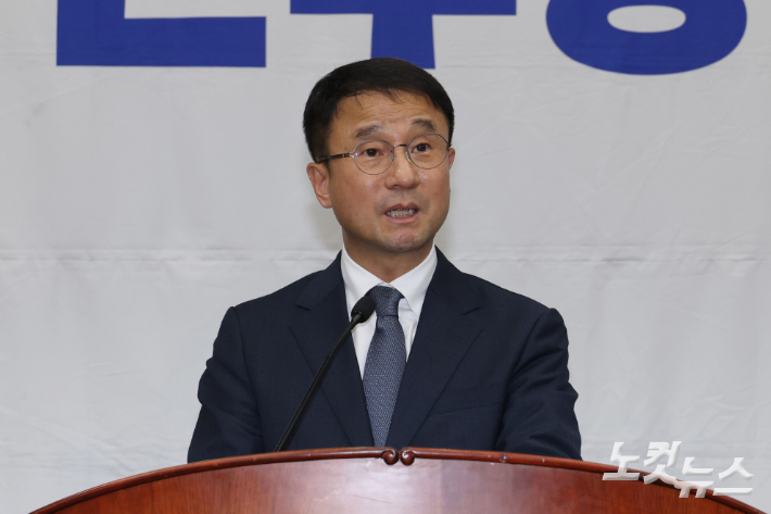 더불어민주당 한병도 원내대표. 윤창원 기자