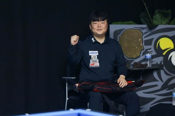 '2026 리에 세계3쿠션당구월드컵' 정상에 오른 조명우. 대한당구연맹 