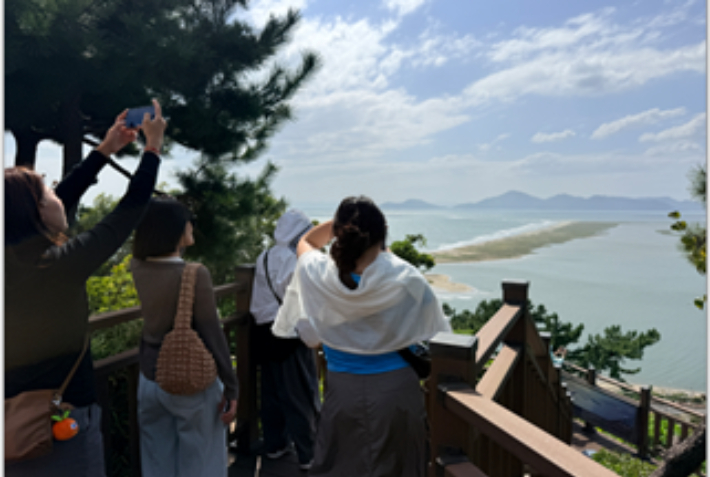 부산관광공사가 대만 인플루어서 등을 초청해 팸투어를 진행했다. 부산관광공사 제공