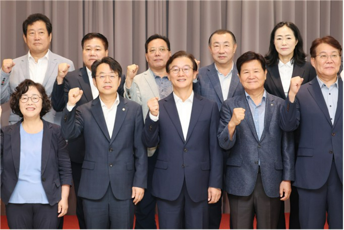 부산시와 더불어민주당 부산시당은 9일 당정협의회를 열었다. 부산시 제공