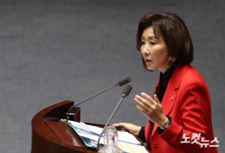 발언하는 나경원 의원
