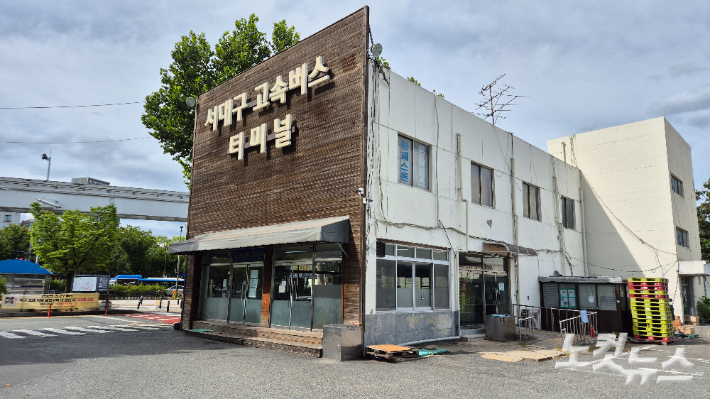 서대구고속버스터미널. 정진원 기자