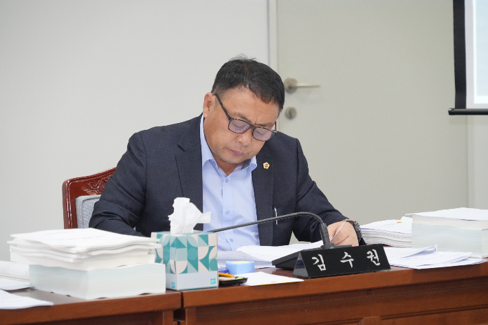 김수권 전남광주통합특별시의원. 전남광주통합특별시의회 제공