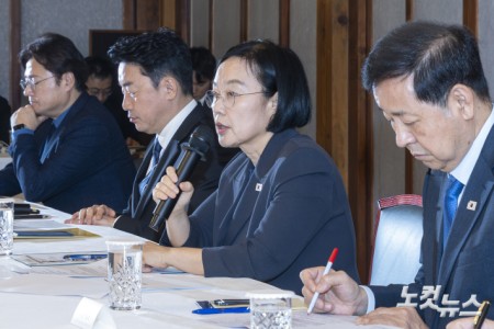 한성숙 국무총리가 2026년 9월  13일 서울 종로구 삼청동 국무총리 서울공관에서 열린 고위당정협의회에서 발언하고 있다.