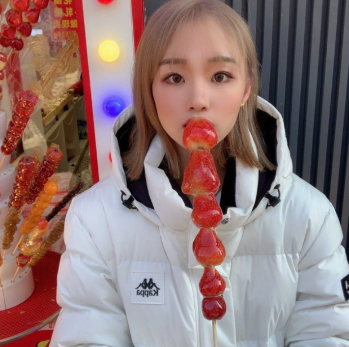 현역 선수 시절 아라키 아카네의 모습. 아라키 아카네 인스타그램(@bigbaby.akane) 캡처