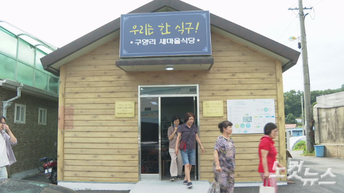 마을 전체가 태양광 발전 사업에 참여해 에너지 자립은 물론, 수익을 마을 복지에 사용하고 있는 구양리 마을의 '햇빛두레발전소'  향후 마을은 발전 용량을 늘리고, 태양광 수익을 '햇빛 연금'으로 주민들에게 배분하는 방안, 청년 귀농·귀촌 지원 등도 계획하고 있다. 오요셉 기자