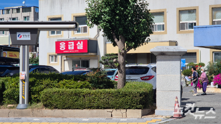 경북 영양군 내 유일한 응급실인 영양병원 응급실. 곽재화 기자 