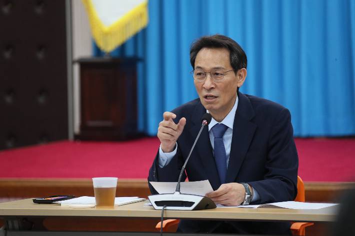 우상호 강원도지사. 강원도 제공 