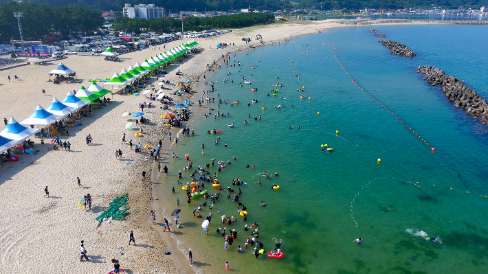 울진 구산해수욕장. 울진군 제공