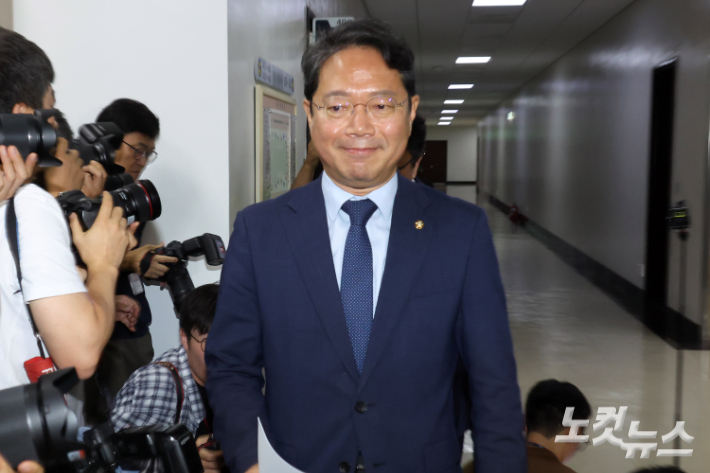 법무부 장관 후보로 지명된 더불어민주당 김승원 의원. 윤창원 기자