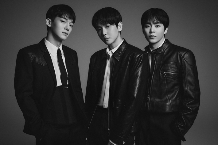 왼쪽부터 첸, 백현, 시우민. INB100 제공