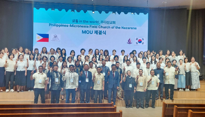 주다산교회와 필리핀나사렛 교단은 업무 협약을 맺고, 스파크 운동에 확산을 위해 노력하기로 했다. 주다산교회 제공