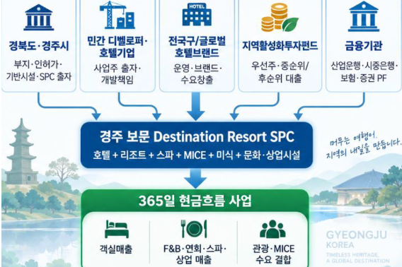 경주 보문단지 호텔리조트 건립 방안 카드뉴스. 경북도 제공