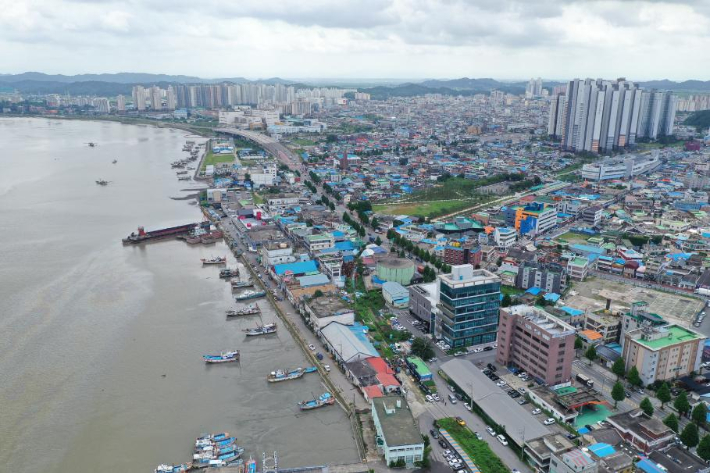 군산시 원도심 일대. 군산시 제공
