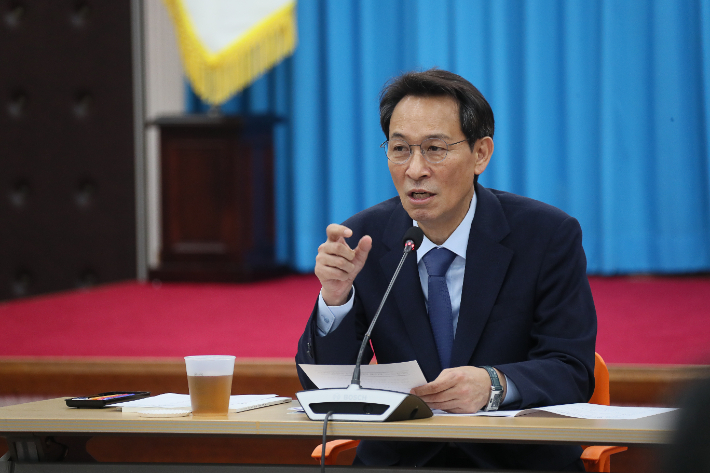 우상호 강원특별자치도지사. 강원도 제공