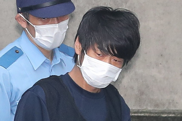아베 신조 전 일본 총리를 살해한 혐의를 받는 야마가미 데쓰야. 연합뉴스