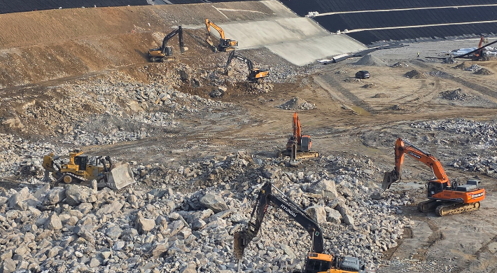 금고동 제2매립장 상차. 대전시 제공