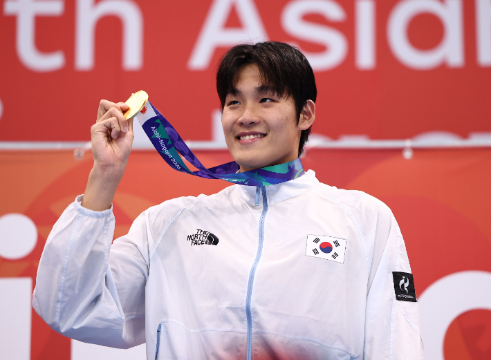 김영범 금메달 사나이. 연합뉴스
