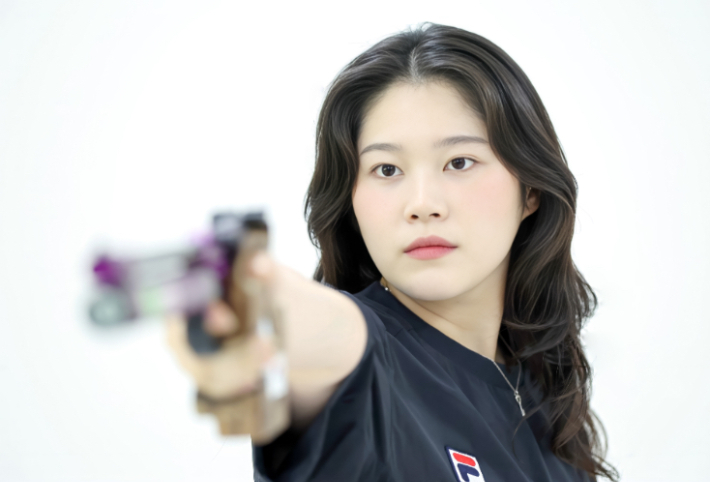 전북 임실군청 사격팀 추가은 선수. 임실군 제공