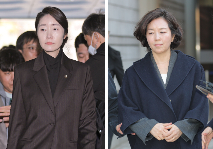 무소속 강선우 의원(왼쪽), 김경 전 서울시의원. 연합뉴스