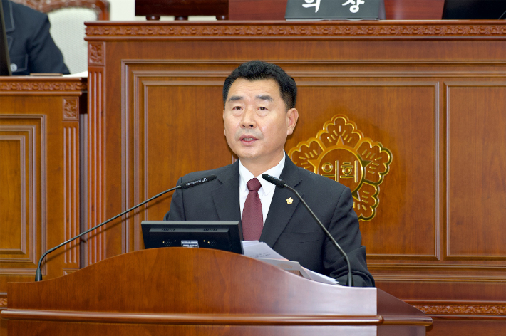 강릉시의회 김홍수 의원. 강릉시의회 제공