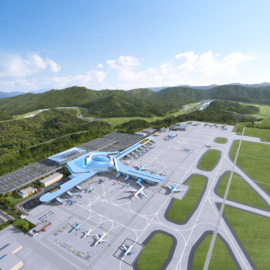 대구경북 통합신공항 예상도. 경북도 제공