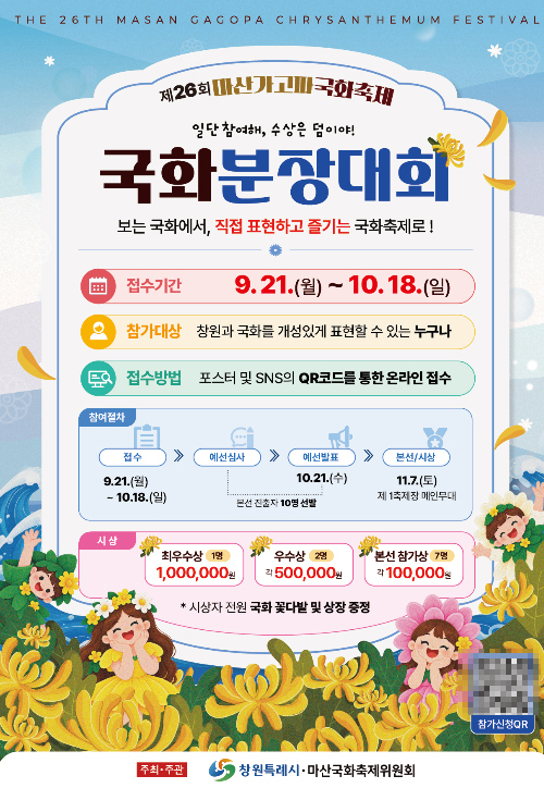 제26회 마산가고파국화축제 국화 분장대회. 창원시 제공 