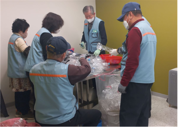 부산시 우리동네 ESG 센터 활동 모습. 부산시 제공
