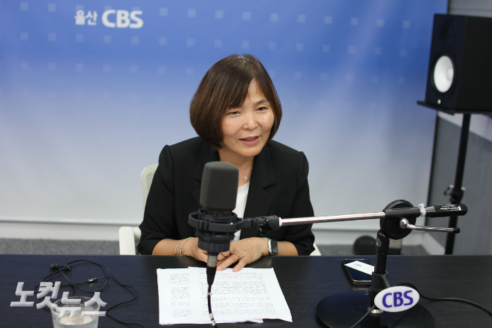손상희 마트산업노조 홈플러스지부 울산본부장. 반웅규 기자