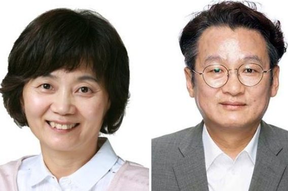 신임 이정미 울산시 복지보건국장(왼쪽)과 유재권 공보담당관. 울산시 제공