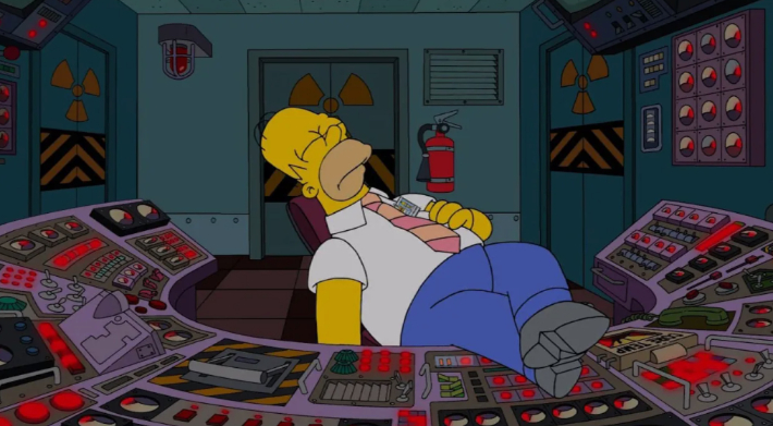 애니메이션 '심슨 가족'(The Simpson)에서 기면증 진단을 받은 호머 심슨. 애니메이션 '심슨 가족' 공식 유튜브 채널 '리사 심슨'(@lisasimpson6694) 영상 캡처