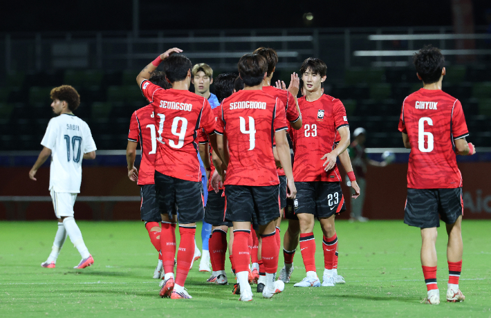 한국축구, 사우디전 승리. 연합뉴스