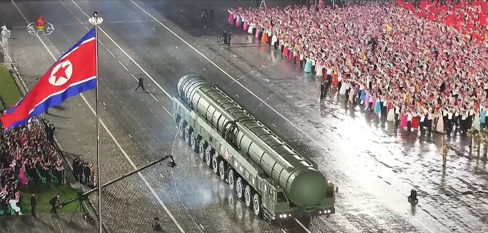 신형 대륙간탄도미사일(ICBM) 화성-20형. 연합뉴스