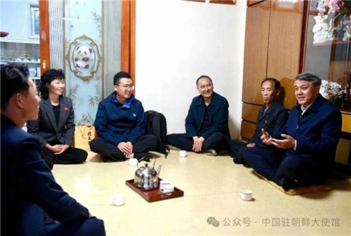 주북 중국대사관 소셜미디어 캡처