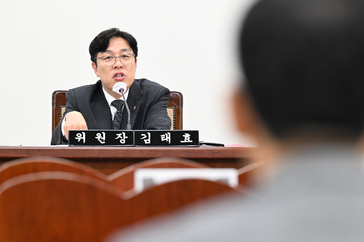 부산시의회 김태효 기재위원장. 부산시의회 제공