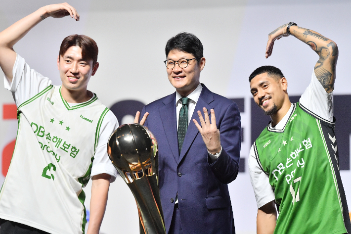 우승 후보로 지목된 DB. KBL 제공